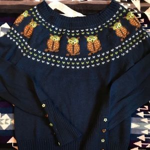Urban Outfitters - Lux Owl Sweater size medium